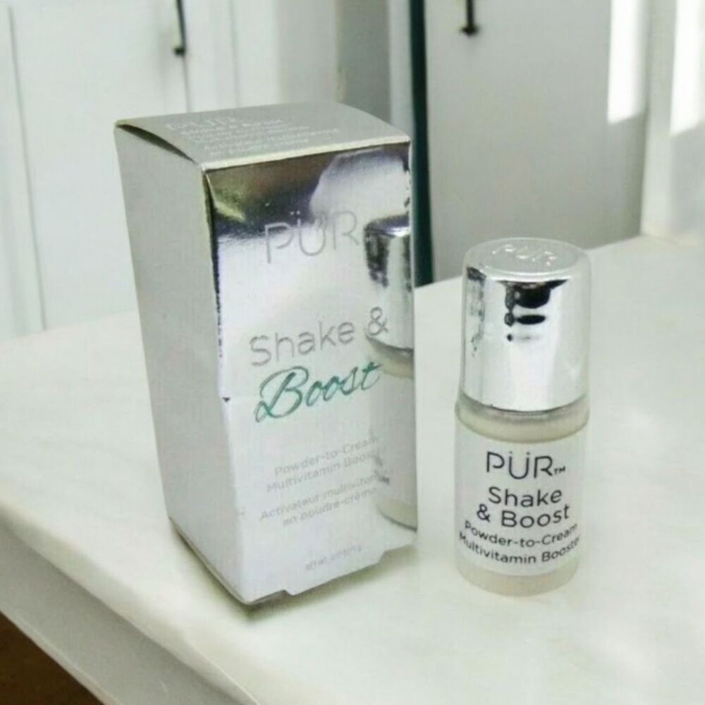 PUR Shake Boost Multivitamin Makeup Booster Skin Powder Cream Health Skincare 1x